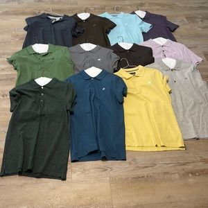 Banana Republic Lot of 12 Men’s Slim Fit Polo Shirts Size Large Tall